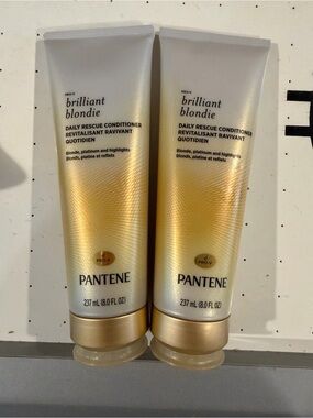 2 Pack Pantene Brilliant Blondie Daily Rescue Conditioner For Blonde Hair 8oz